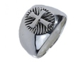 Готическое кольцо, серебро 925 001 02 22-00609 2010 г инфо 7647w.